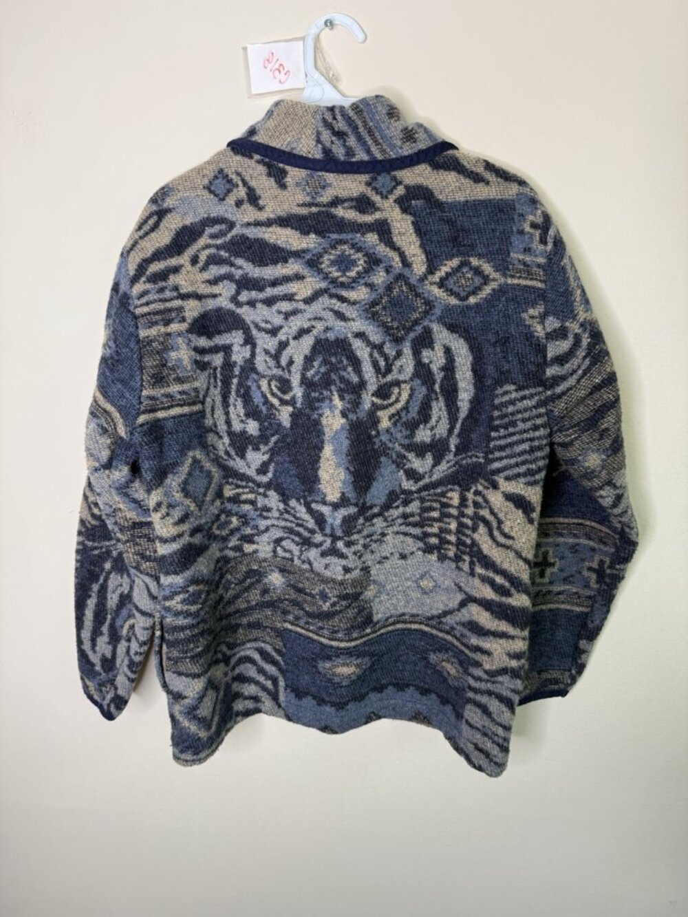 Vintage 90s Jacket Nature Tiger Cat Baggy Streetwear